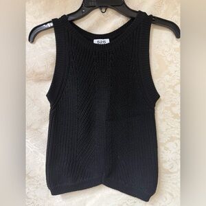 525 America Black Tank Sweater